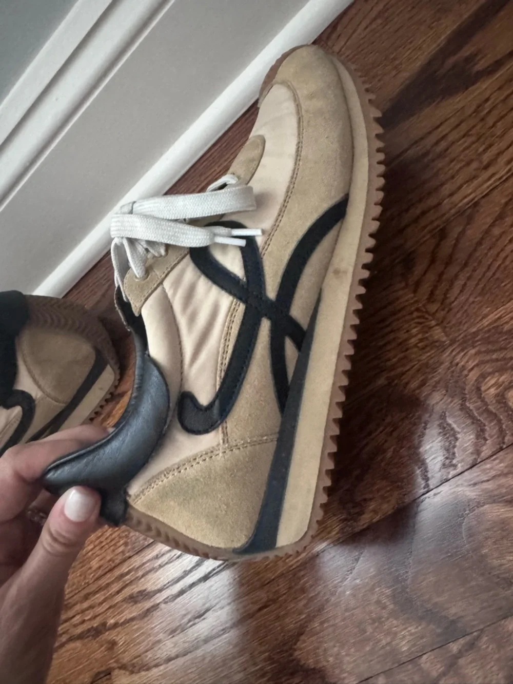 Loewe Beige, Tan & Black Runner Sneakers - Picture 6 of 7